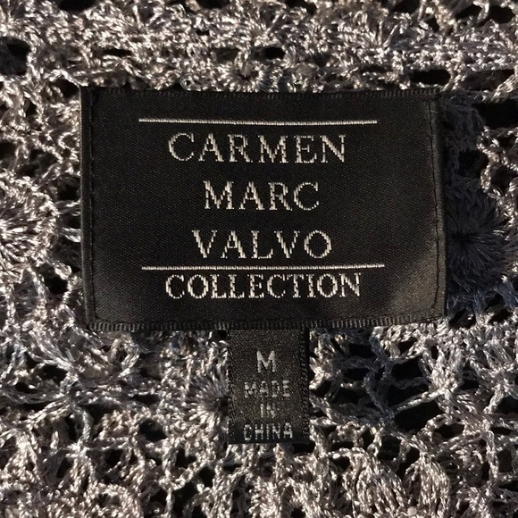CARMEN MARC VALVO MEDIUM SILVER GRAY COVERUP - Picture 7 of 9